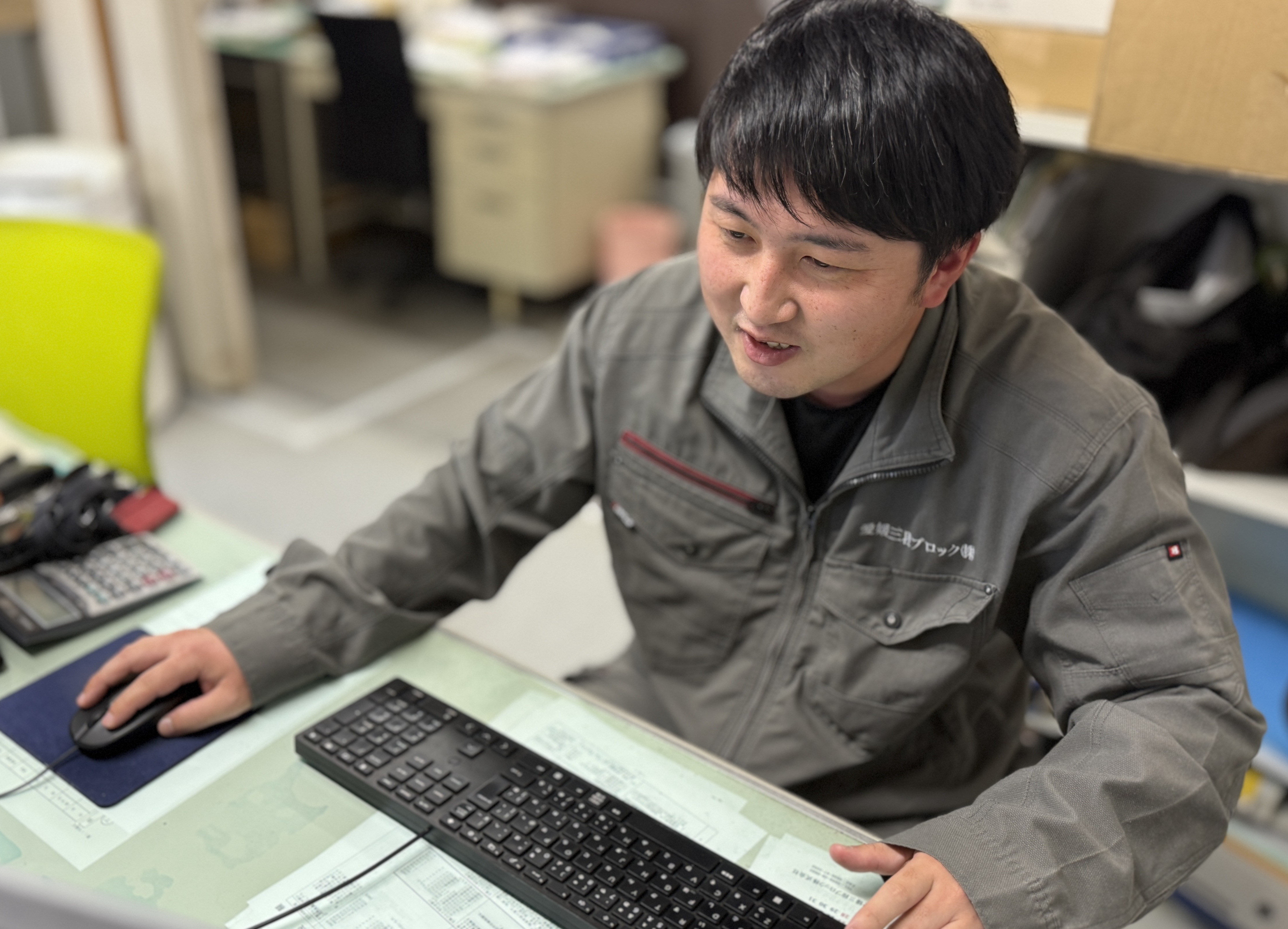 愛媛三段ブロックで働く社員